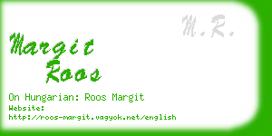 margit roos business card